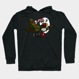 zero fighter airplane. funny ww2 doodle. Hoodie